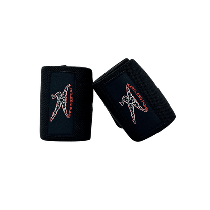 Wrist wraps triple black // for the gym - Limitless Pump 